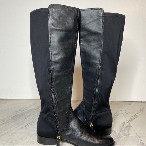 Louise et Cie Verdi Leather Black Stretch Boot 6M - Picture 6 of 15